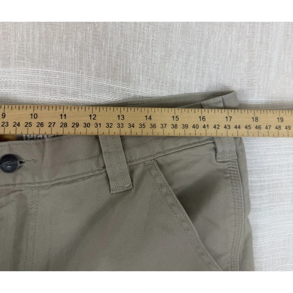 Carhartt‎ Rugged Flex Rigby Relaxed Fit Pants 35x28 Canvas Tan 102291 232